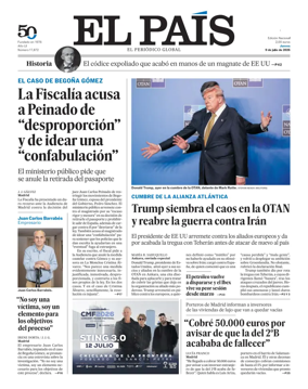 Cover of El Pais (Galicia)