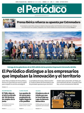 Cover of El Periodico Extremadura
