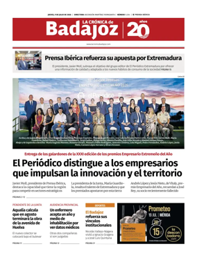 Cover of La Cronica de Badajoz BE