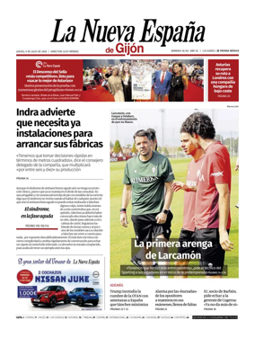 Cover of La Nueva Espana (Gijon)