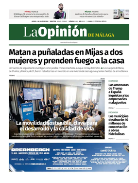 Cover of La Opinion de Malaga