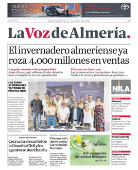 Cover of La Voz de Almeria