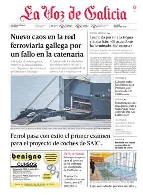 Cover of La Voz de Galicia (Carballo)