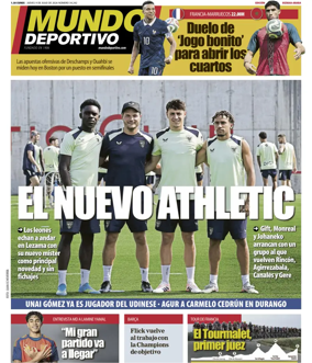 Cover of Mundo Deportivo (Bizkaia-Araba)