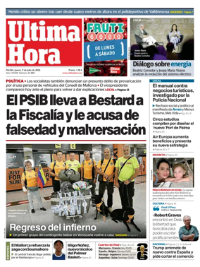 Cover of Ultima Hora