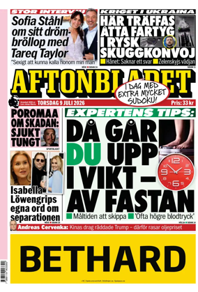 Cover of Aftonbladet