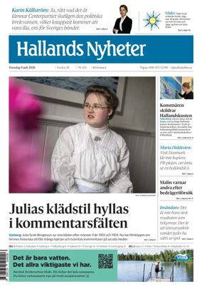 Cover of Hallands Nyheter