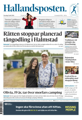 Cover of Hallandsposten
