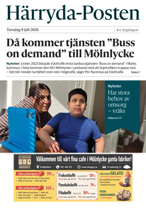 Cover of Harryda-Posten
