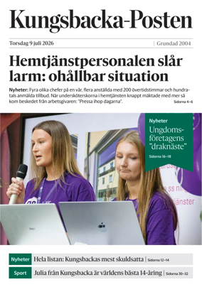 Cover of Kungsbacka-Posten