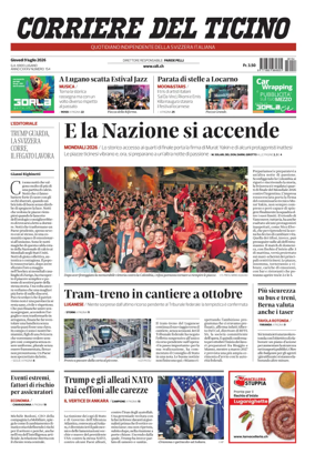 Cover of Corriere del Ticino