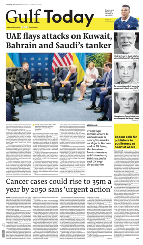 Cover of Gulf Today