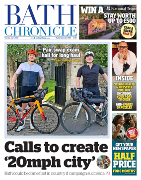 Cover of Bath Chronicle