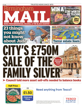 Cover of Birmingham Mail