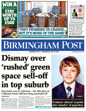 Cover of Birmingham Post