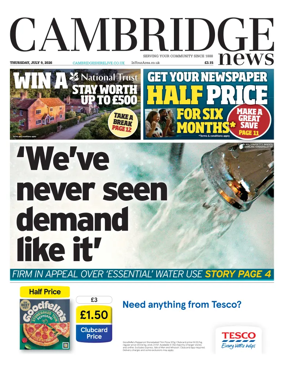 Cover of Cambridge News