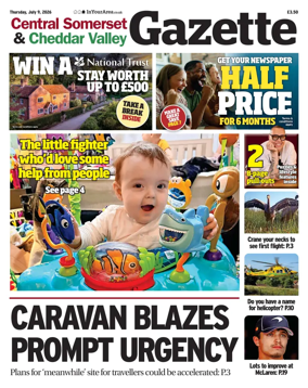 Cover of Central Somerset & Cheddar Valley Gazette