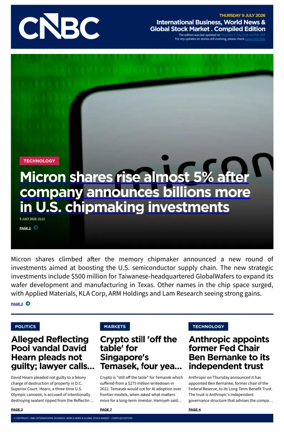 Cover of CNBC
