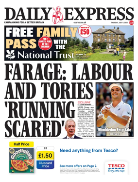 Cover of Daily Express