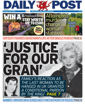 Cover of Daily Post (North Wales)