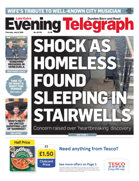 Cover of Evening Telegraph (First Edition)