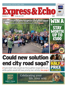 Cover of Express & Echo (City & East Devon Edition)