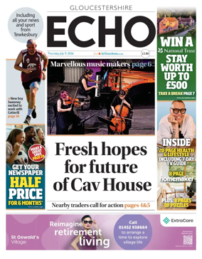 Cover of Gloucestershire Echo