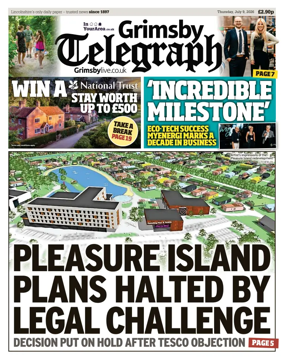 Cover of Grimsby Telegraph