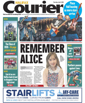Cover of Halifax Courier