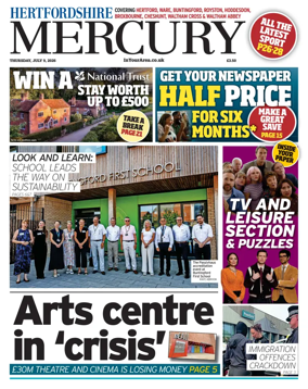Cover of Hertfordshire Mercury
