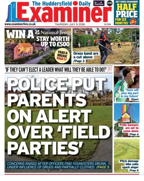 Cover of Huddersfield Daily Examiner