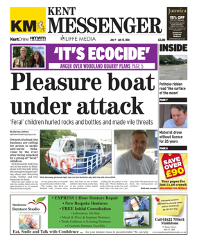 Cover of Kent Messenger Maidstone