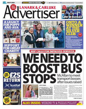 Cover of Lanark & Carluke Advertiser