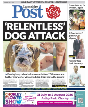 Cover of Lancashire Evening Post
