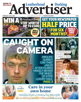 Cover of Leatherhead & Dorking Advertiser