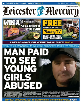 Cover of Leicester Mercury