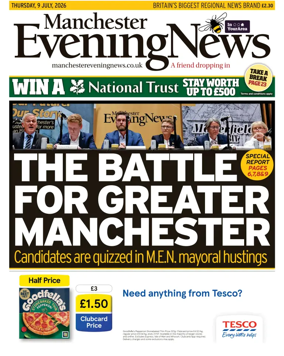 Cover of Manchester Evening News