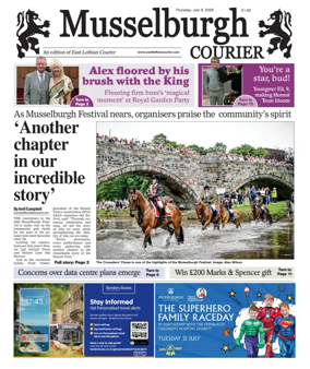 Cover of Musselburgh Courier