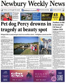 Cover of Newbury Weekly News