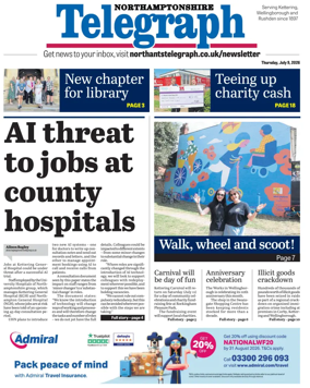Cover of Northants Evening Telegraph