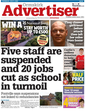 Cover of Ormskirk Advertiser