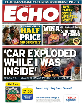 Cover of South Wales Echo