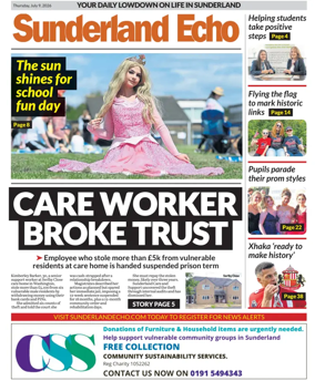 Cover of Sunderland Echo