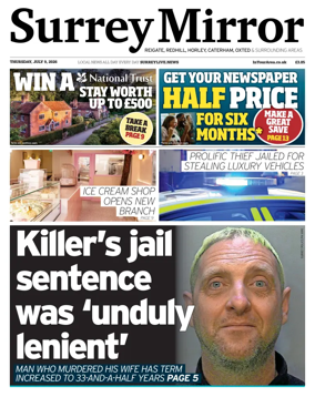 Cover of Surrey Mirror