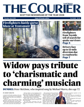 Cover of The Courier & Advertiser (Angus and Dundee)