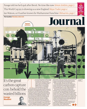 Cover of The Guardian e-paper Journal