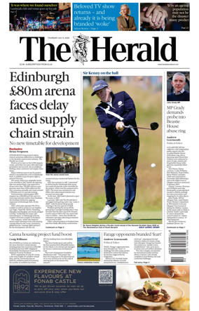 Cover of The Herald (Scotland)