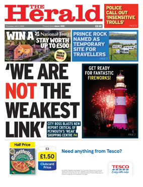 Cover of The Plymouth Herald