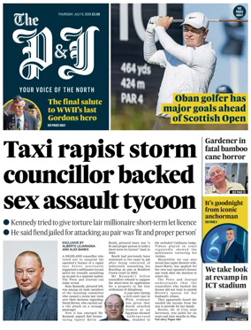 Cover of The Press and Journal (Inverness Highlands and Islands)