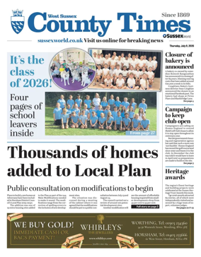 Cover of West Sussex County Times